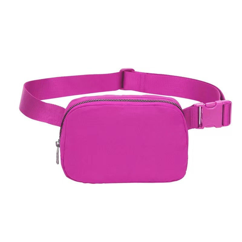 Wholesale Waist bag nylon waterproof chest bag outdoor sports running mobile phone bag versatile crossbody men and women